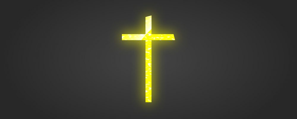 cross, yellow, christian